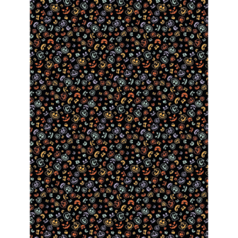 Set Texture Decopatch papier Halloween Spookjes hotfoil Limited Edition 