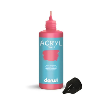 DARWI parelmoer acrylverf rood