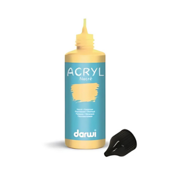 DARWI parelmoer acrylverf goudgeel