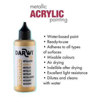 DARWI acrylverf metallic koper