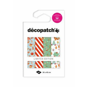 Texture Decopatch Papier Kerst in de keuken Limited Edition 