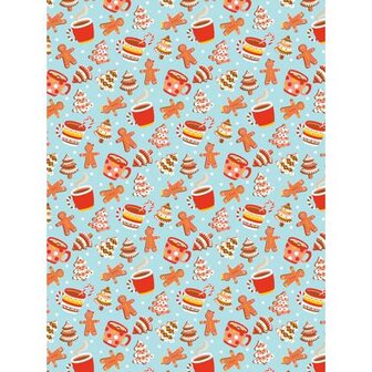 Texture Decopatch Papier Kerst in de keuken Limited Edition 