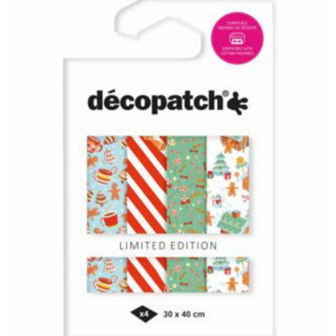 Texture Decopatch Papier Kerst in de keuken Limited Edition 