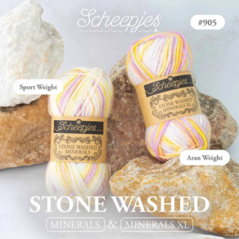 Scheepjes stone washed minerals Limestone Lush