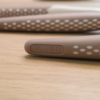 Prym Ergonomics wolhaaknaalden set taupe 6.00-10.00mm