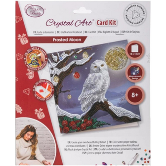 Crystal Card Kit &reg; Frosted Moon (18x18cm/partial)