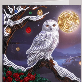 Crystal Card Kit &reg; Frosted Moon (18x18cm/partial)