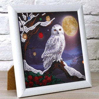 Crystal Card Kit &reg; Frosted Moon (18x18cm/partial)