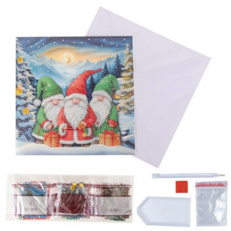 Crystal Card Kit &reg; Artic Friends (18x18cm/partial)