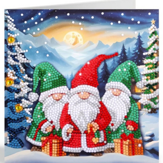 Crystal Card Kit &reg; Artic Friends (18x18cm/partial)