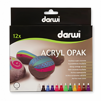 Darwi acryl markers set 12x 6ml