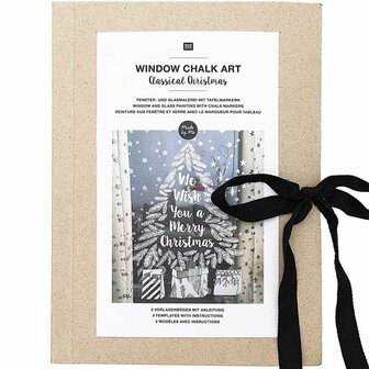 Window Chalk Art Templates 3-delig Classical Christmas FSC Mix
