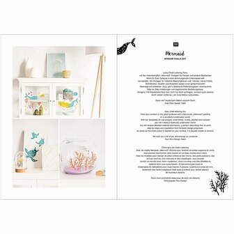 Window Chalk Art Templates 3-delig Mermaid FSC Mix