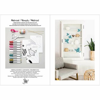 Window Chalk Art Templates 3-delig Mermaid FSC Mix