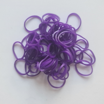 Rainbow Loom lila opaque 600 stuks
