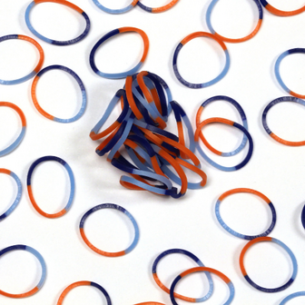 Rainbow Loom tropical reef glow opaque 600 stuks