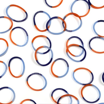 Rainbow Loom tropical reef glow opaque 600 stuks