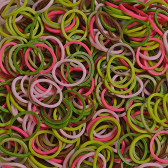 Rainbow Loom  pink camouflage opaque 