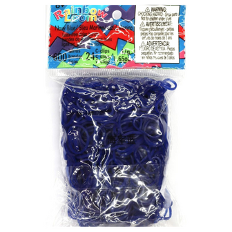 Rainbow Loom navy blue jelly 600 stuks