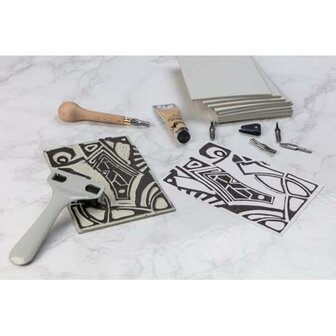 Linoleum plaat A6
