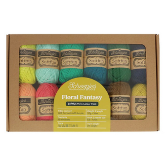 Scheepjes Softfun colour pack Floral Fantasy