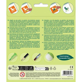 Set van 6 sjablonen - Paard