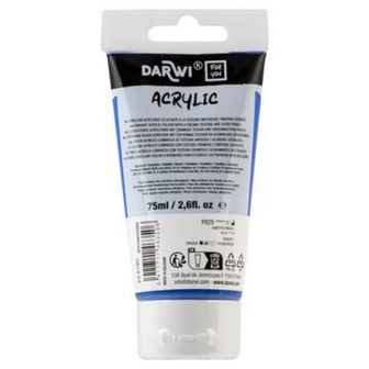 Darwi For You acrylverf 75 ml in tube ultramarijn blauw