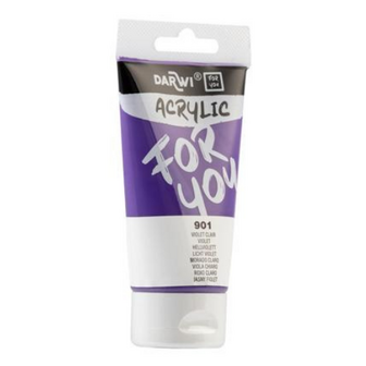 Darwi For You acrylverf 75 ml in tube licht violet