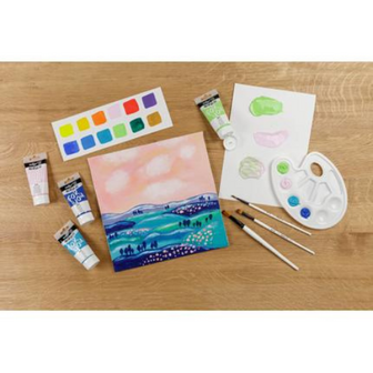 Darwi For You acrylverf 75 ml in tube geelgroen