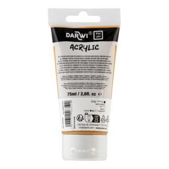 Darwi For You acrylverf 75 ml in tube okergeel