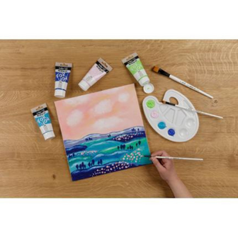 Darwi For You acrylverf 75 ml in tube medium titaangeel