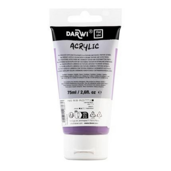 Darwi For You acrylverf 75 ml in tube licht paars