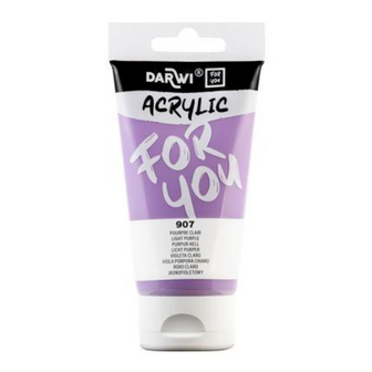 Darwi For You acrylverf 75 ml in tube licht paars