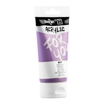 Darwi For You acrylverf 75 ml in tube licht paars