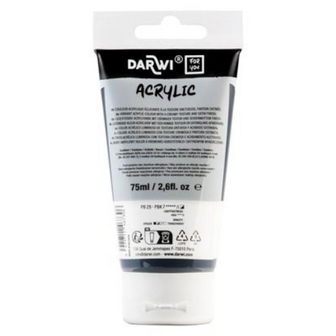 Darwi For You acrylverf 75 ml in tube paynes grijs