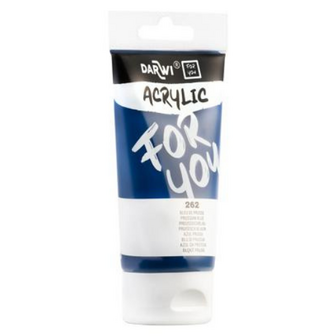 Darwi For You acrylverf 75 ml in tube pruisisch blauw