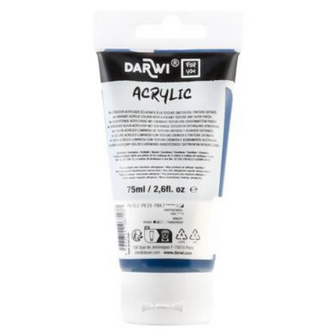 Darwi For You acrylverf 75 ml in tube pruisisch blauw