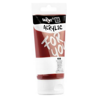 Darwi For You acrylverf 75 ml in tube Engels rood