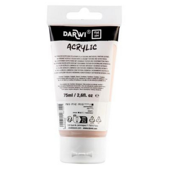 Darwi For You acrylverf 75 ml in tube beige-roze nude
