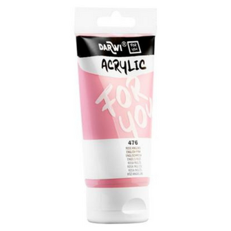 Darwi For You acrylverf 75 ml in tube Engels roze
