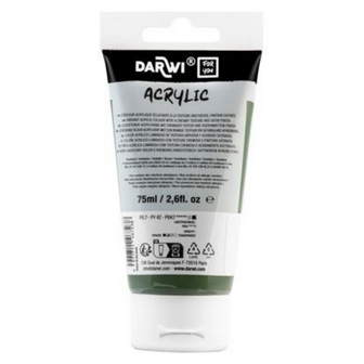 Darwi For You acrylverf 75 ml in tube groene aarde