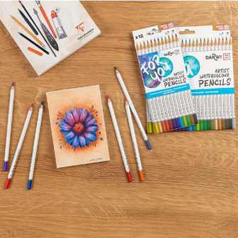 Darwi For You aquarel kleurpotloden set van 36 Kleuren