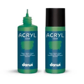 Darwi opaque acrylverf kakigroen 662