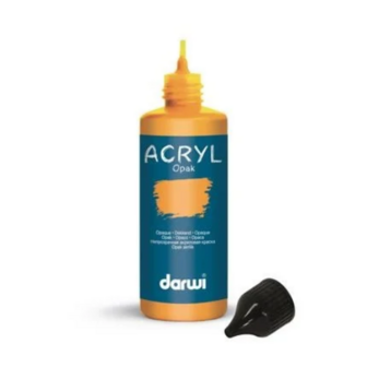Darwi opaque acrylverf okergeel 746