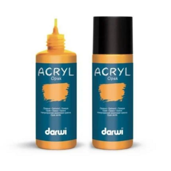 Darwi opaque acrylverf okergeel 746