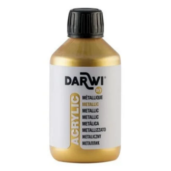 Darwi metallic acrylverf goud 050 - 250 ml