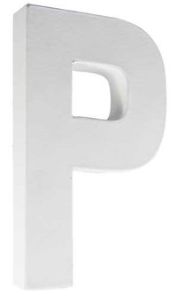 Letter wit P 20,5 cm