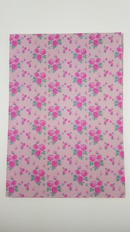 Paperpatch  decoupagepapier Roses Pink