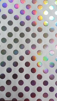 Paperpatch  decoupagepapier Dots Iridescent hot foil