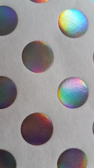 Paperpatch  decoupagepapier Dots Iridescent hot foil